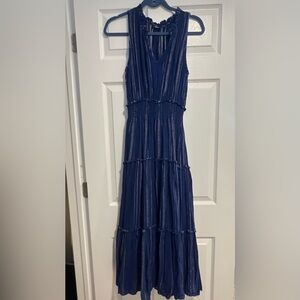 Rails LouLou Noja Stripe- Navy and White Maxi Dress